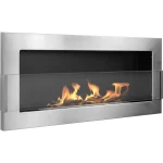 Pakabinamas biožidinys 900x400 INOX su stiklu
