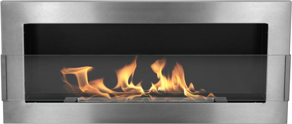 Pakabinamas biožidinys 900x400 INOX su stiklu