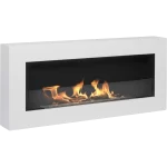 Pakabinamas biožidinys 900x400 BOX baltas struktūrinis matinis su stiklu