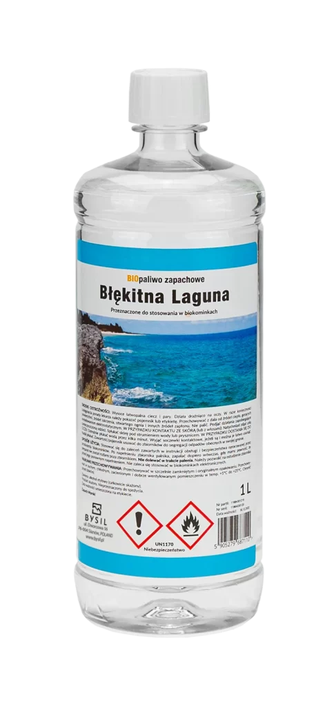 Kvapusis biokuras 1L Mėlynoji lagūna