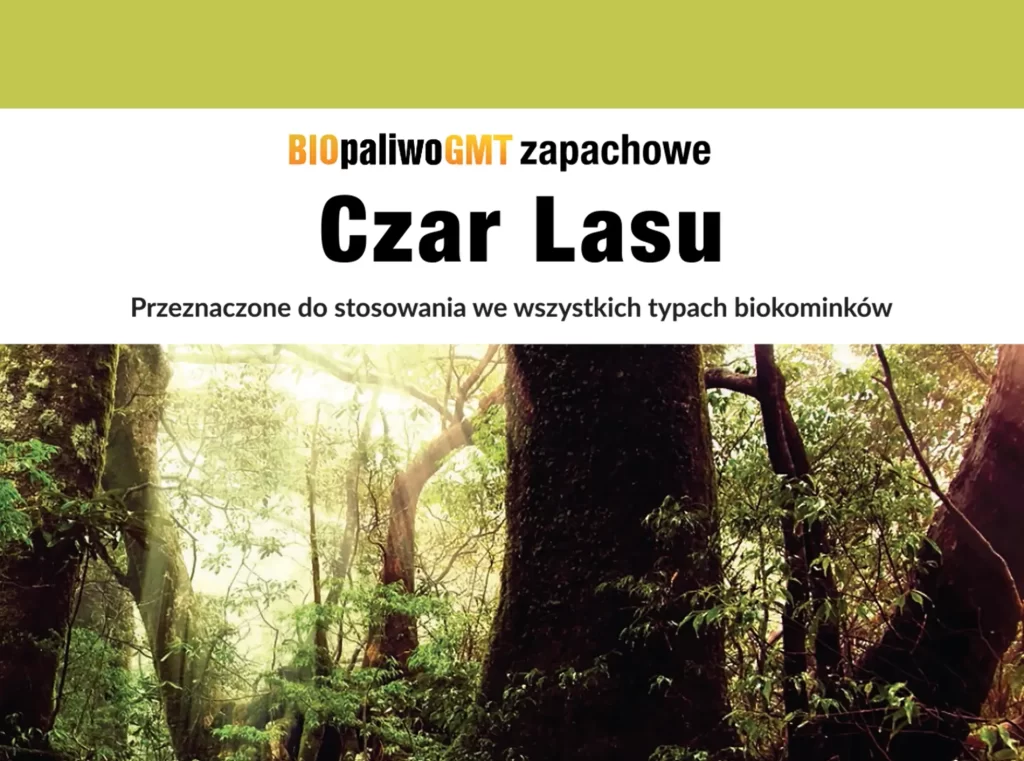 Kvapusis biokuras 1L Miško magija etiketė
