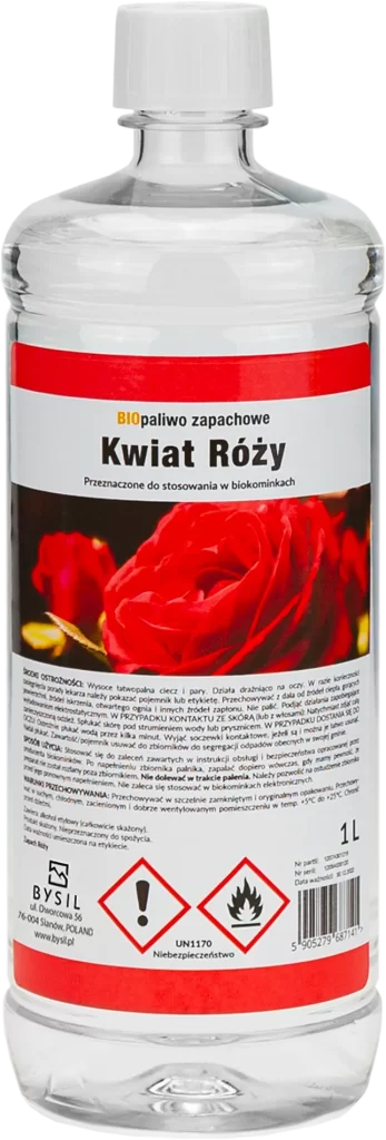 Kvapusis biokuras 1L Rožės gėlė