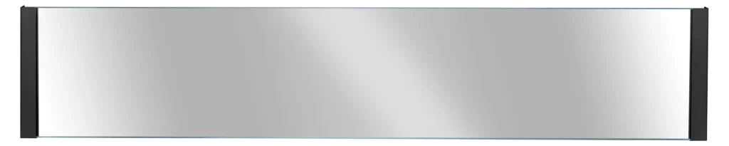 Stiklas pakabinamam biožidiniui 900x400 su juodais laikikliais
