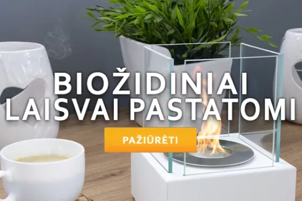 Biožidiniai laisvai pastatomi